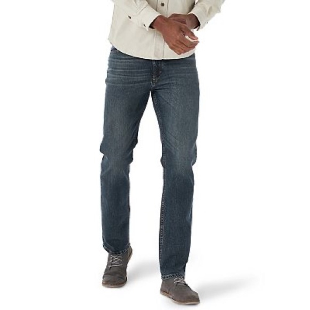 Mens Advanced comfort Wrangler Jeans 35x36